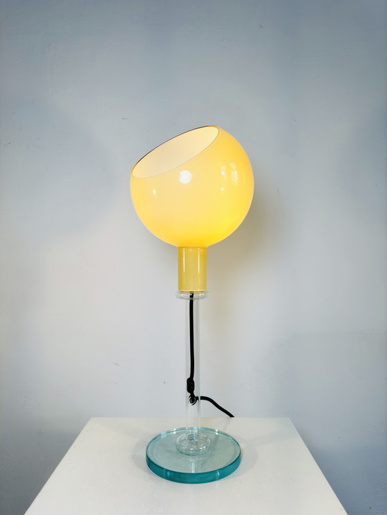 Image 1 of LAMPE DE TABLE PAROLA PAR GAE AULENTI & PIERO CASTIGLIONI POUR FONTANA ARTE, ITALIE, années 1980