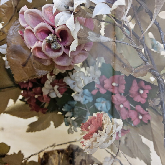 Image 1 of Sehr große antike Glocke mit Blumen Katholische Maria (Höhe:73cm) Vergine Santissima del Rosario (Itilan Glocke)