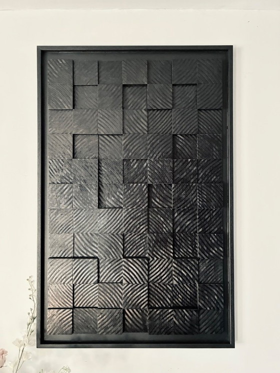 Image 1 of Dark Matter - Straw Marquetry