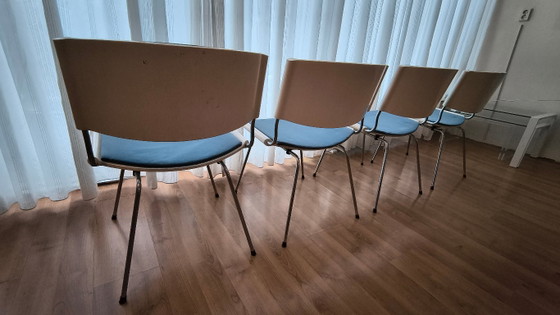 Nina Ditzel 'Badminton chair' set van 4 – Dining chairs, Textile (photo 5 of 6)