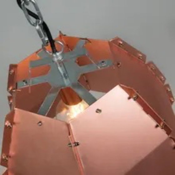 Image 1 of Copper pendant lamp, brand Qazqa