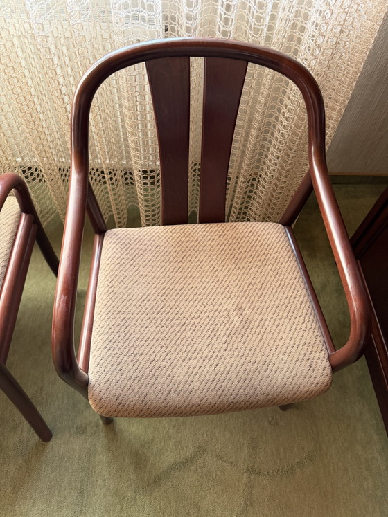 Image 1 of 6x "Asiana" chairs designed by Oswald J. Beck for Casala