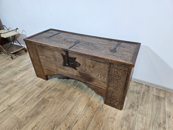Coffre gothique, 15e siècle – Commodes (photo 24 of 28)