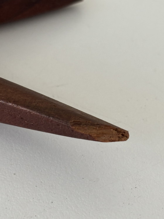 Image 1 of Vintage Teakhouten 50cm Scandinavische wandvogel 