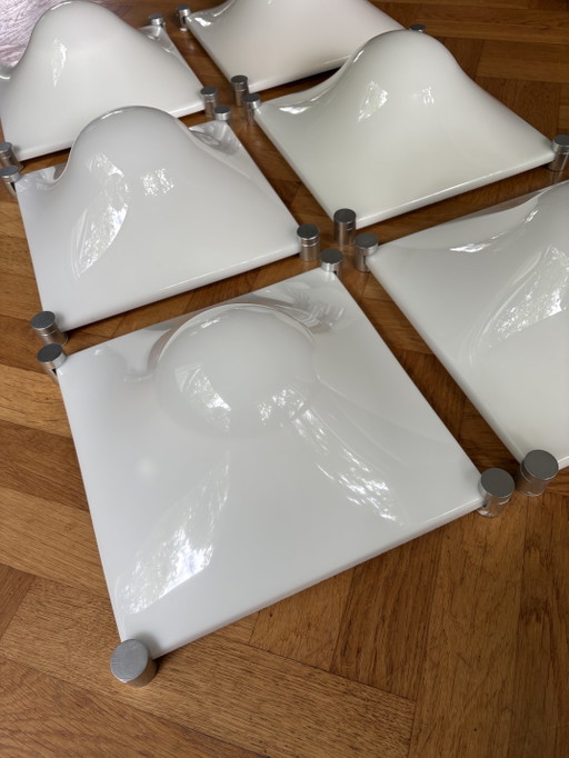 Lampada Vintage Martinelli Luce 6 pz., Tipo Bolla 35 – plafondlampen, Metal, Plastic (photo 2 of 6)