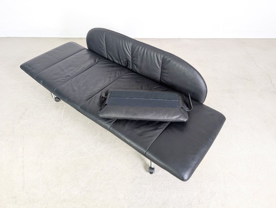 Image 1 of Interprofil Design Beo chaise longue, due posti, pelle, nero, divano, divano