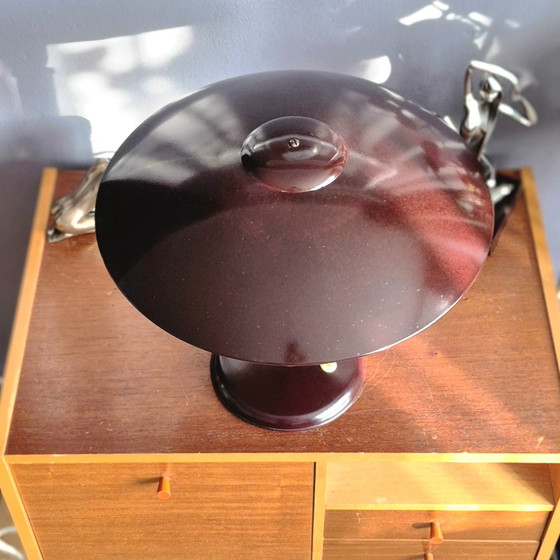 Image 1 of Exklusive LBL Kandem Typ 0314.1Mushroom Pilz Bakelit Tischlampe 50er 60er