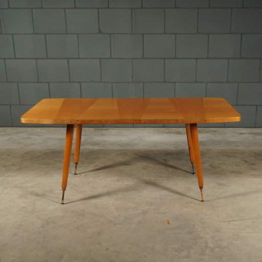 Vintage Walnut Coffee Table - Adjustable - 1970s