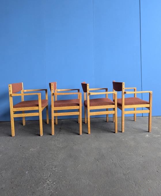 Image 1 of 4x vintage Deense eetstoelen 1960s