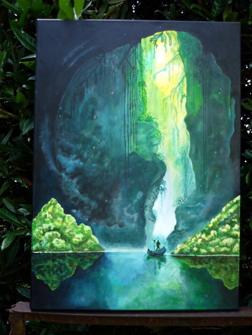 Tableau acrylique Peinture originale Pièce unique