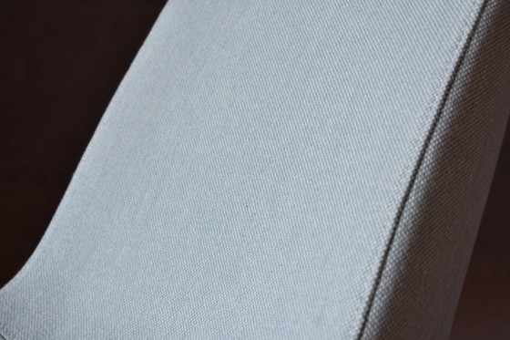 Poltrona Vitra Monopod – Azzurro – Jasper Morrison – Sedie da camera, Tessile (photo 7 of 8)
