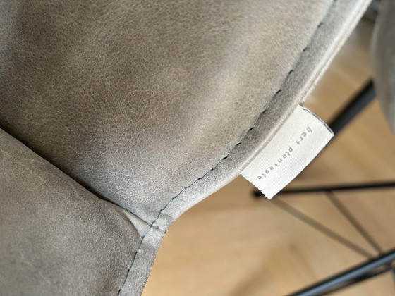 Image 1 of Tavolo da pranzo Bert Plantagie abbastanza nuovo - Rovere con struttura in metallo