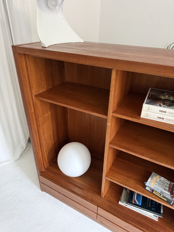 Image 1 of Vintage Scandinavian teak bookcase, 1970s