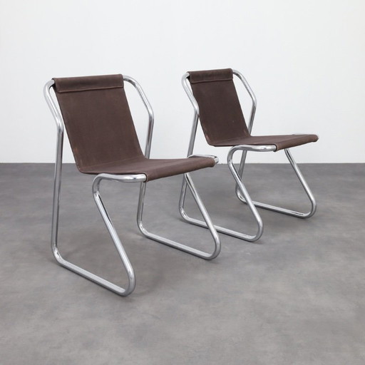 Ensemble de 2 chaises à dossier de Topform, années 1970