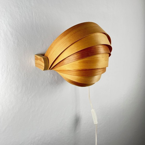 Image 1 of Translandia Duo Wall Lamp in Pine, Denmark, 1960-70