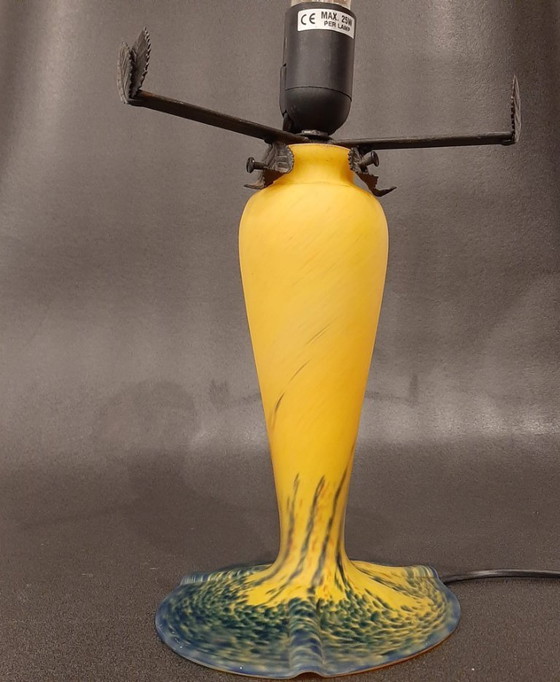 Image 1 of Table lamp base, France, 20th century, Verre d'art de France
