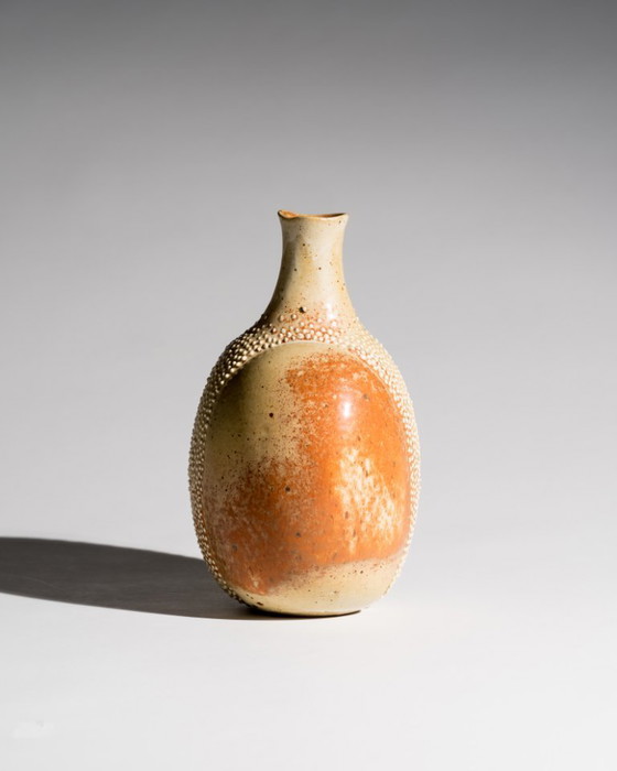 Image 1 of Jean-Claude de Crousaz Arpot Swiss Keramik Sculptural Textured Vase Switzerland