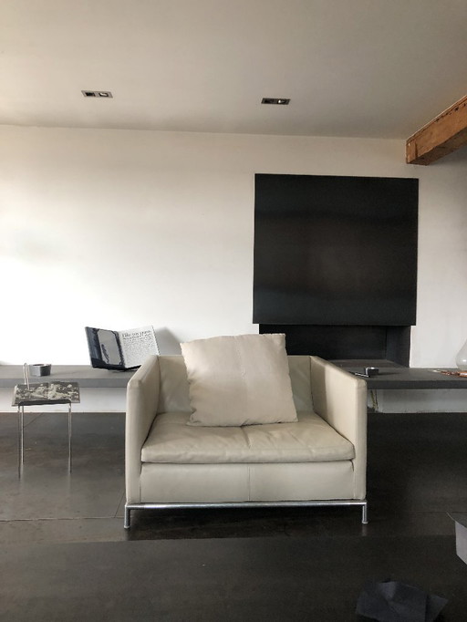 2 x B&B ITALIA Poltrona in pelle, Poltrone, Divanetti George di Antonio Citterio