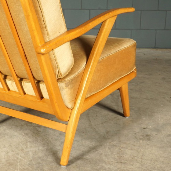 Image 1 of Danish lounge armchairs – walnut – 1960s