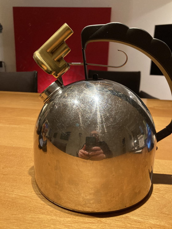 Image 1 of Alessi fluitketel, Richard Sapper, gebruikssporen, fluit werkt goed