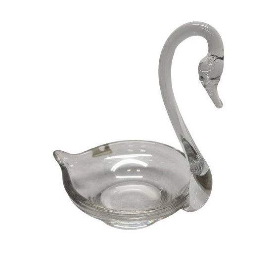 Image 1 of Vintage glazen zwaan