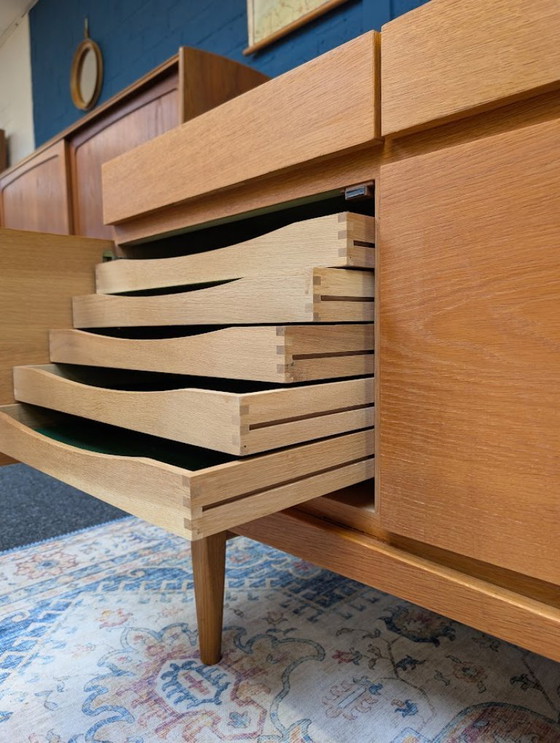 Image 1 of Vintage XXL Lowboard, Ib Kofod Larsen For Faarup Møbelfabrik, 1960s