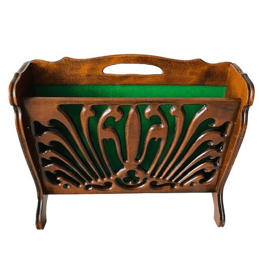 Portariviste vintage di metà secolo in stile art nouveau Portariviste anni '50