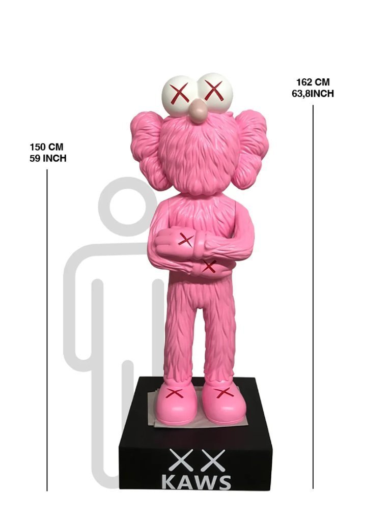 Fiberglass Sculpture - KAWS Fashion Puppet - Pink | €5,250 | Whoppah