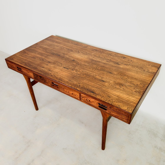 Image 1 of Danish Mid - Century Rosewood Desk By Nanna And Jørgen Ditzel For Søren Willadsen