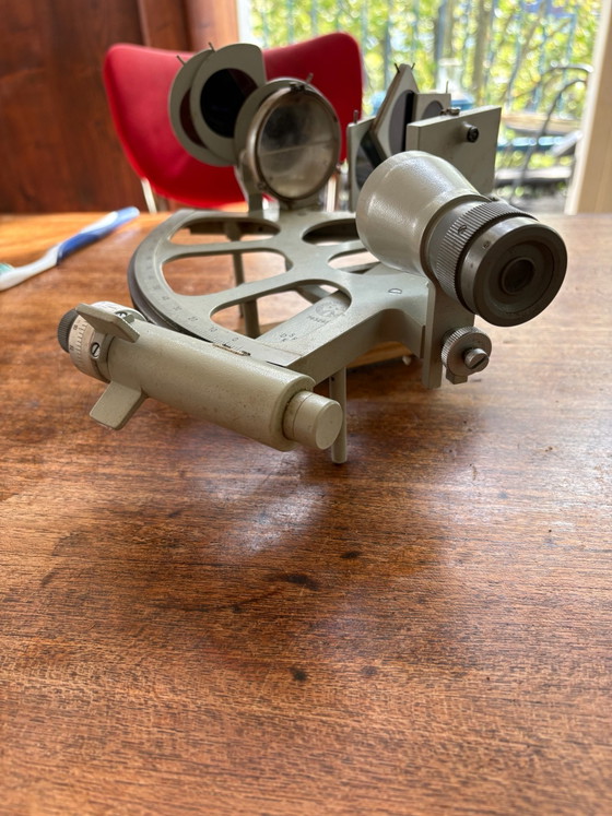 Sestante – Freiberger Präzisionsmechanik, Oggetti decorativi, Vetro, Metallo (photo 3 of 5)