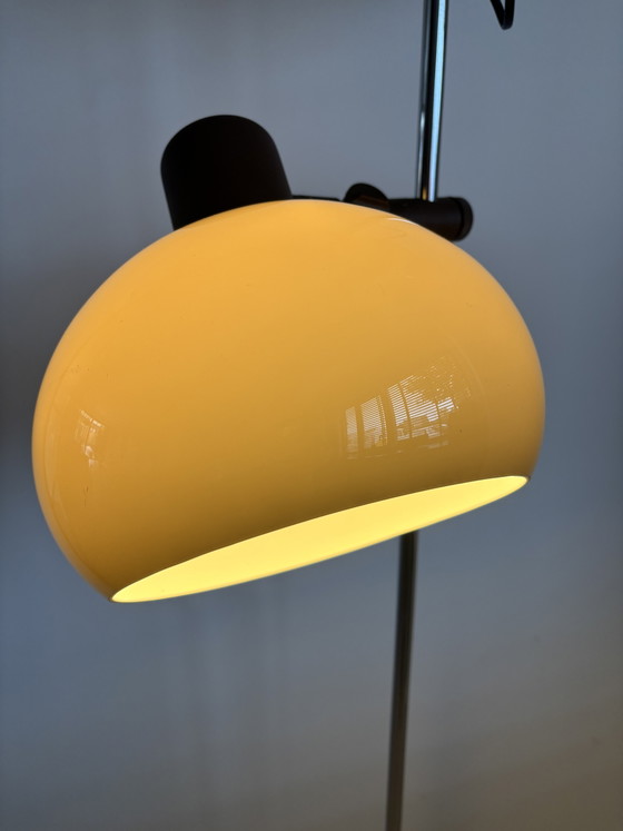 Lampada da terra Vintage Space Age Mushroom Herda – Lampade da terra, Metal, Chrome (photo 3 of 12)
