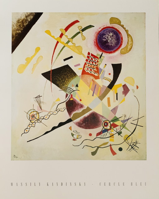 Wassily Kandinsky: "Blue Circle, 1922."