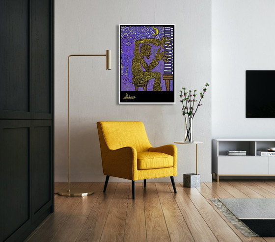 Image 1 of El pianista - Robert Combas - 1989 - Póster 70 x 100 cm