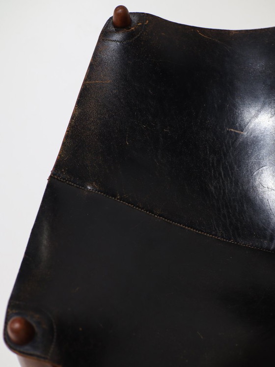 Illum Wikkelsø 272 Fauteuil Zwart Leer Teak Deens 1960s – Leather, Wood (photo 14 of 16)