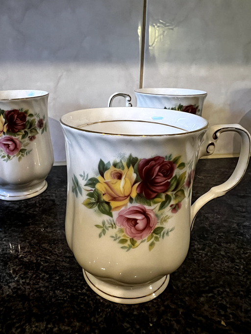 Royal Southampton Bone China Porcelain Cups