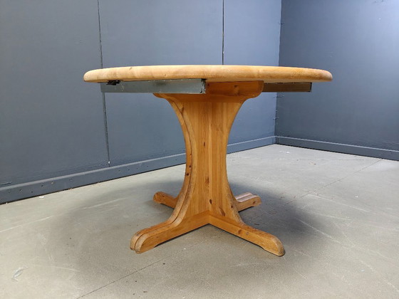Image 1 of Rainer Daumiller style pine wood  Dining Table, 1970s