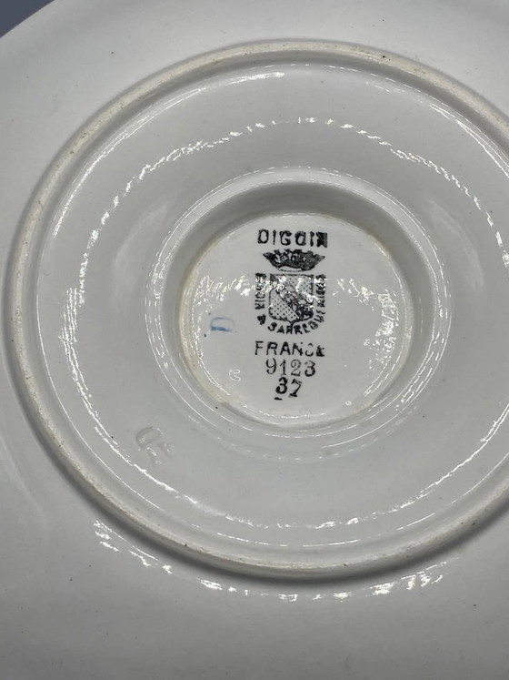 Digoin Sarreguemines Model 9123 Gravy Boat with Attached Underplate – Decorative Objects (photo 4 of 6)