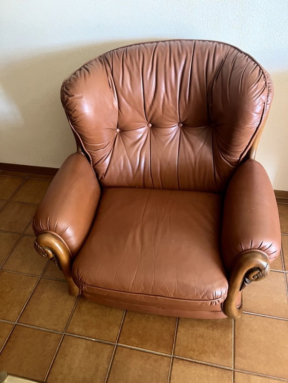 Image 1 of Set divano e poltrone ( 3 ) Vintage in pelle