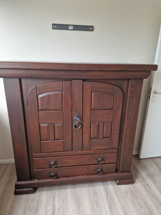 Klassieke Eikenhouten Broodkast – Mobili contenitori, Iron, Wood (photo 2 of 7)