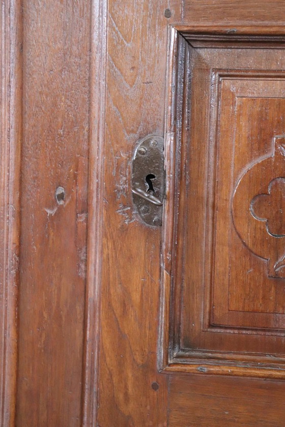 Image 1 of Antiguo reclinatorio de nogal, Italia S. XVIII