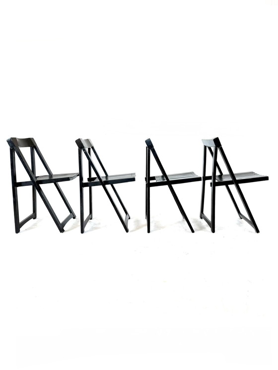 Image 1 of 6x Design Klappstuhl 'Trieste', Aldo Jacober '60