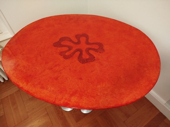 Image 1 of Table design sculpturale italienne 