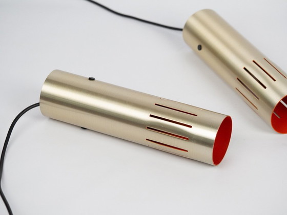 Image 1 of 3 lampade vintage danesi Trombone di Jo Hammerborg, Fog og Morup, anni '60