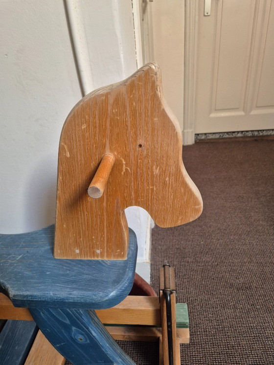 Image 1 of Houten hobbelpaard vintage