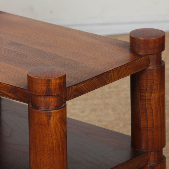Image 1 of Pair of solid elm bedside/end tables, 1950-60