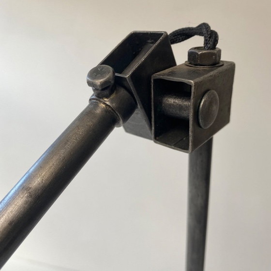 Image 1 of ANTIQUE 1950S INDUSTRIAL WORKSHOP SCONCE