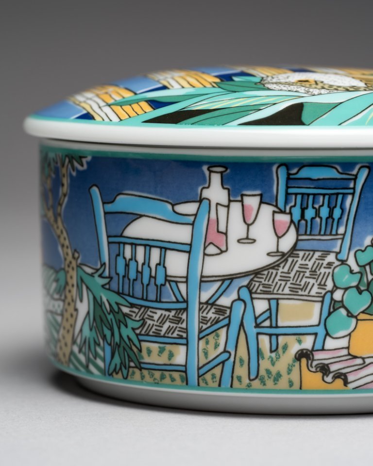 Rosenthal Brigitte Doege Reiseimpressionen Porcelain Box Nr.9