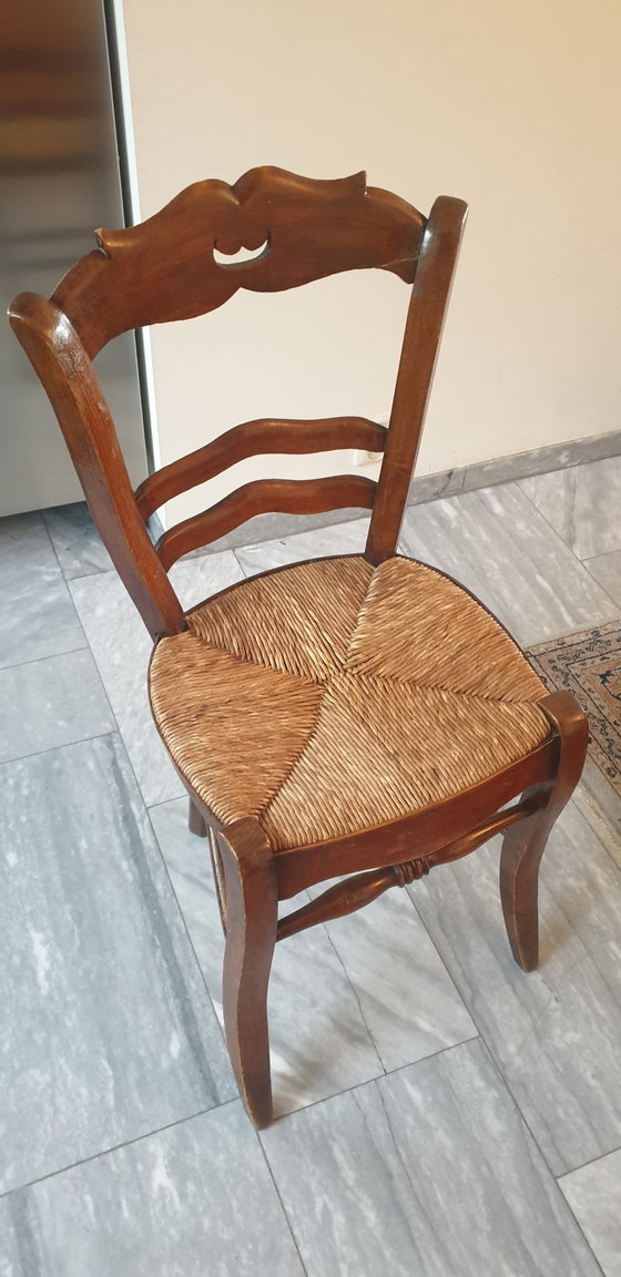 Image 1 of Antique cherry wood table