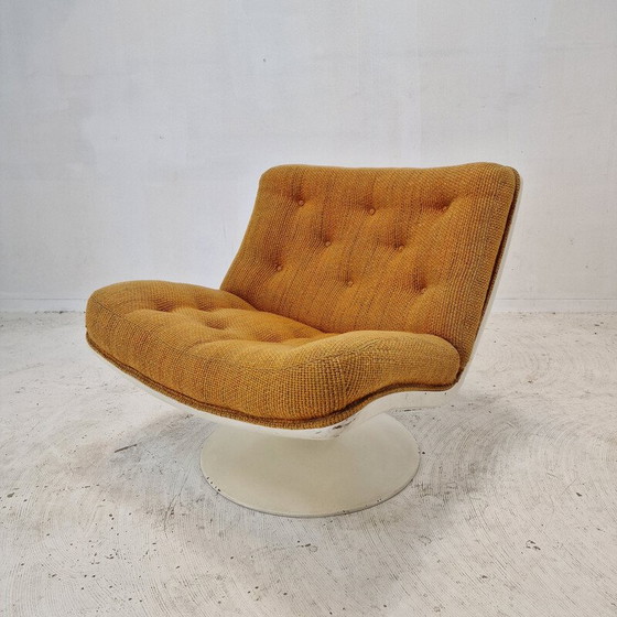 Image 1 of Vintage model 975 armchair in wool by Geoffrey Harcourt for Artifort, 1970