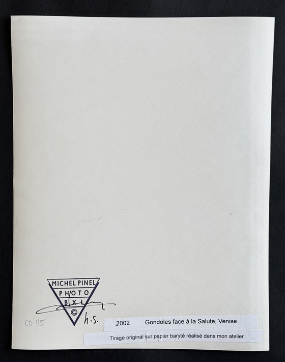 Image 1 of Michel Pinel - Rare photograph of Venice in 2002